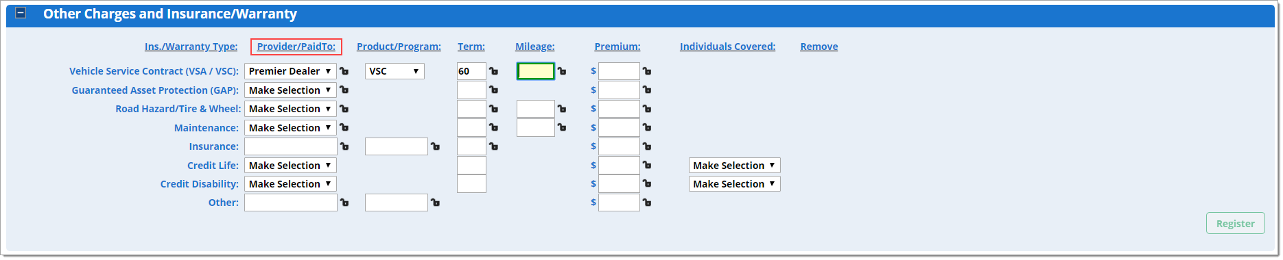 Box around ‘Provider/Paid To.’