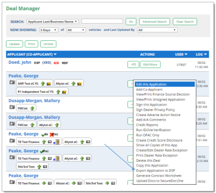 AutoSoft Integration Screen Shot