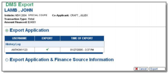 CDK Elite Integration Screen Shot