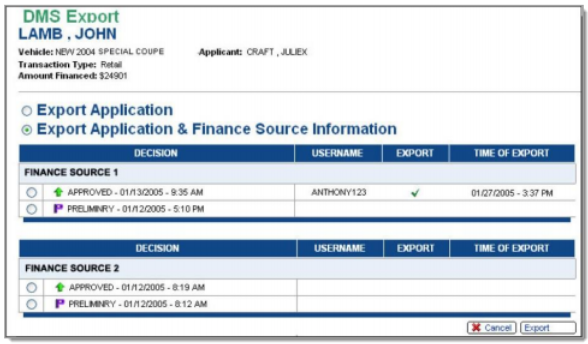 CDK Elite Integration Screen Shot