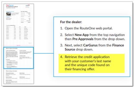 CarGurus Integration Screen Shot